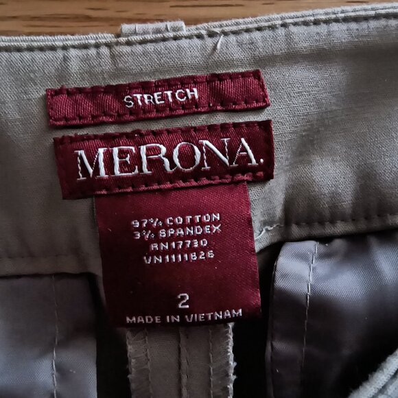 Merona Khaki Twill Trousers - Picture 4 of 6